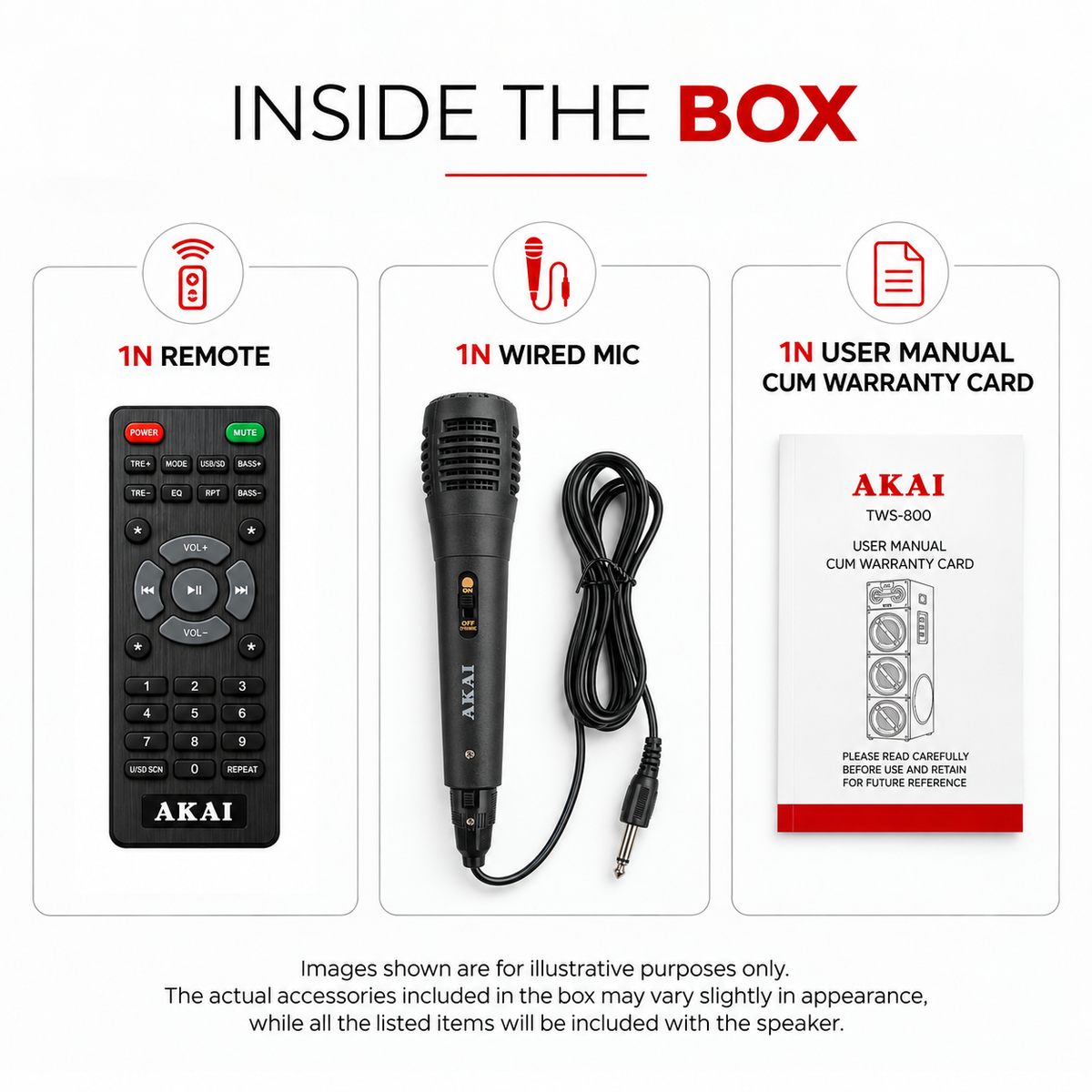 AKAI TWS-800 Max Tower Speaker