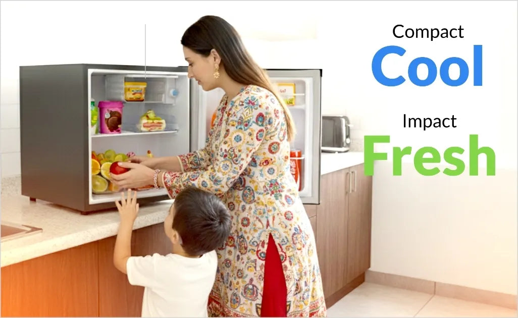 AKAI 50 (L) Direct Cool Single Door Refrigerator – Manual Defrost, Compact Home Fridge 1 Star-AKDD502-PHLG | AKAI Indiaa