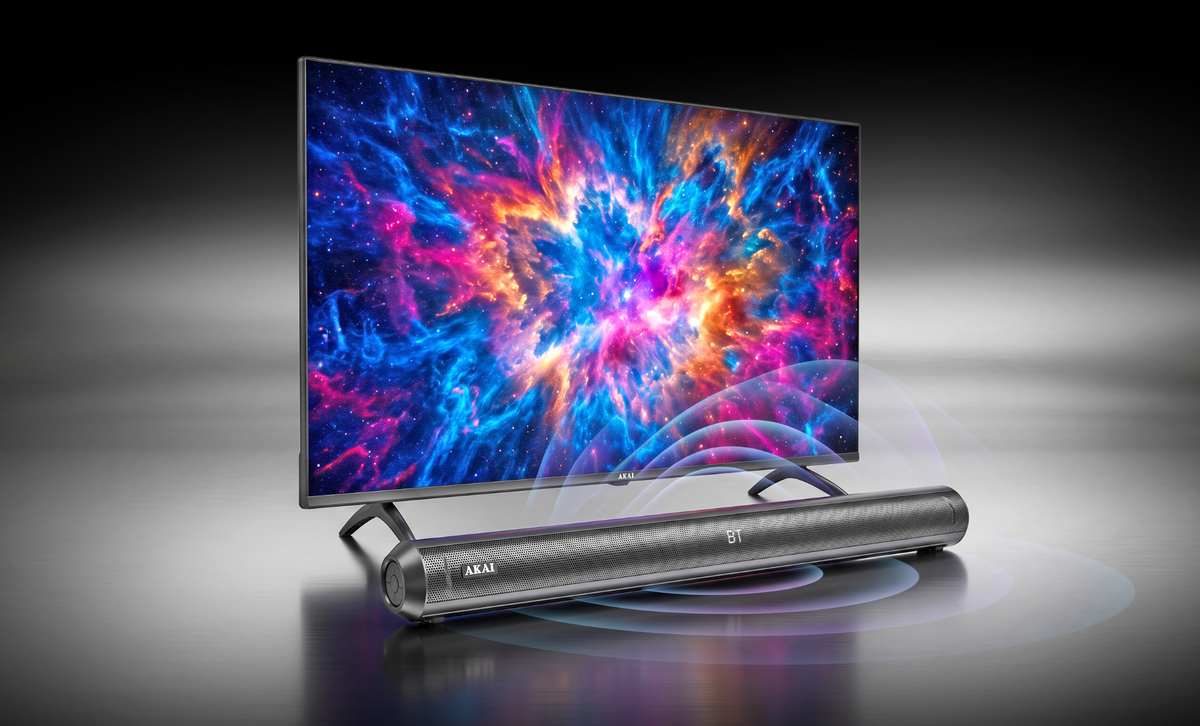 AKAI 43" 4K QLED TV + 60W Soundbar Combo