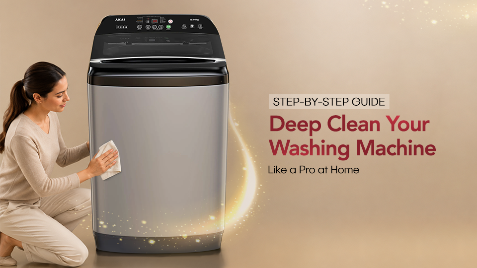 How to Deep Clean Your Washing Machine at Home — No Technician Needed
