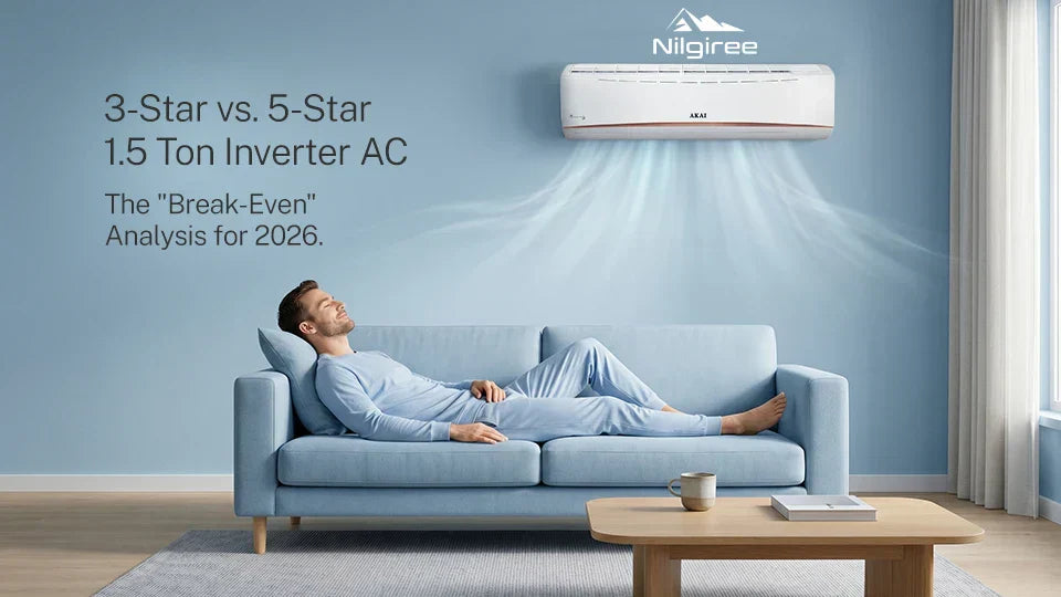 3-Star vs. 5-Star 1.5 Ton Inverter AC: The “Break-Even” Analysis for 2026