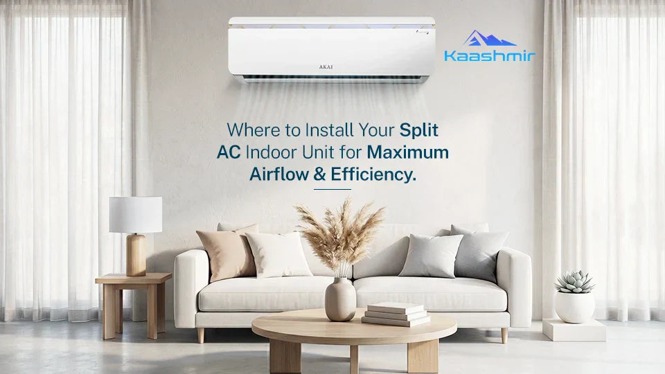 Where to Install Your Split AC Indoor Unit for Maximum Airflow &amp; Efficiency