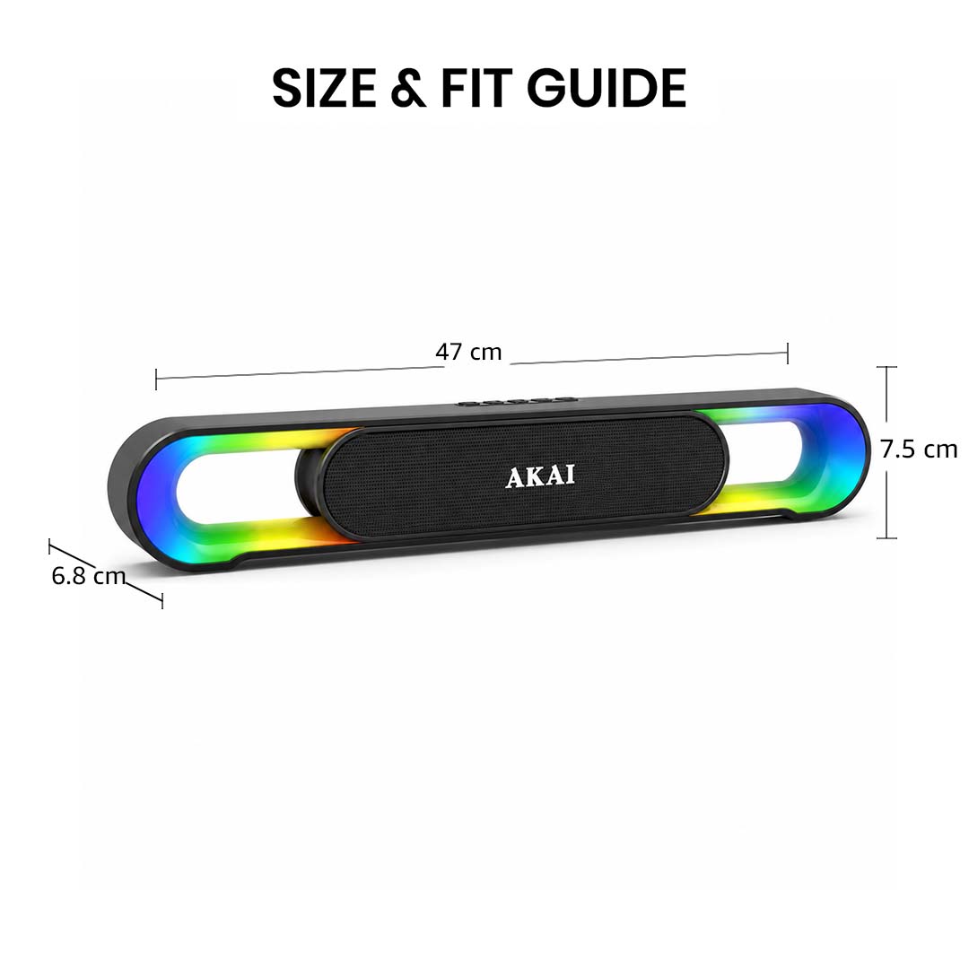 AKAI SB-24 Bluetooth Soundbar 24W RMS
