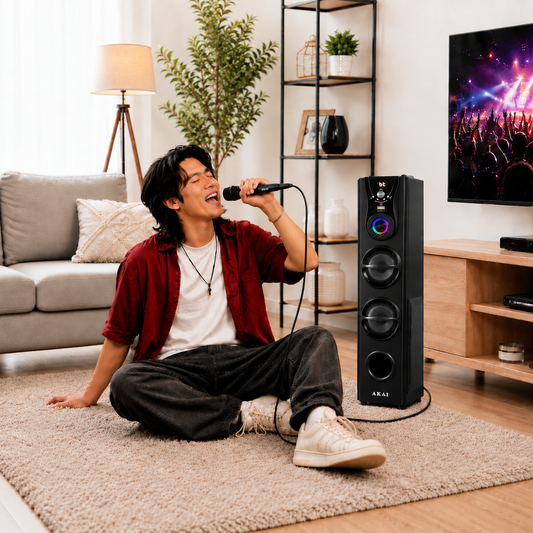 AKAI Tower Bluetooth Wireless Speaker 50W