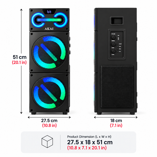 AKAI TWS-800 Mini Home Audio Speaker