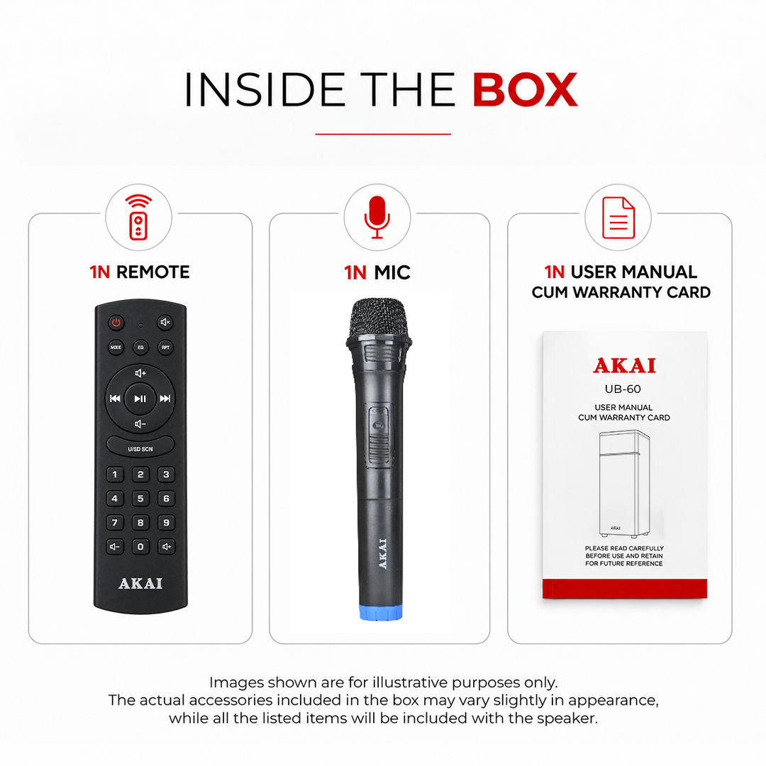 AKAI UltraBoom-60 Bluetooth Party Speaker