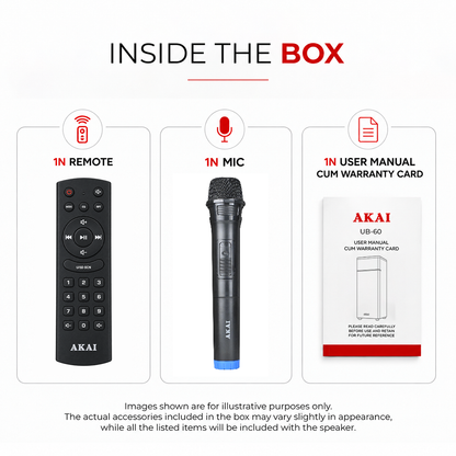 AKAI UltraBoom-60 Bluetooth Party Speaker