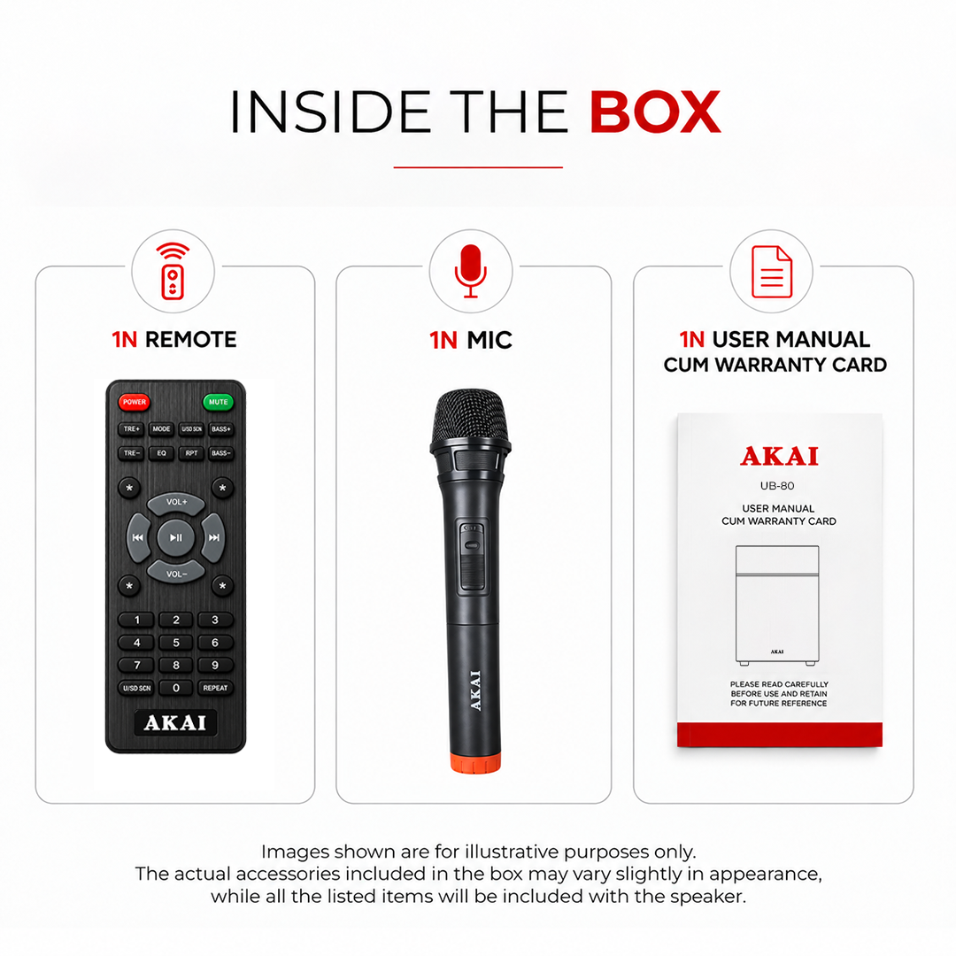 AKAI UltraBoom-80 Bluetooth Party Speaker