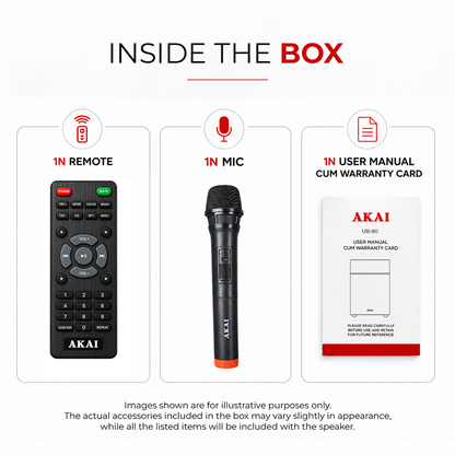 AKAI UltraBoom-80 Bluetooth Party Speaker