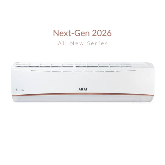 Akai Nilgiree 1.5 Ton 5-Star Inverter AC, Flexi Mode 9-in-1,(Cools at 55°C degrees, 100% Copper, AKSI-185EPQA, 2026 Model)