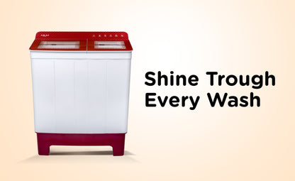 AKAI 8.5 Kg Semi Automatic Washing Machine with Stainless Steel Tub