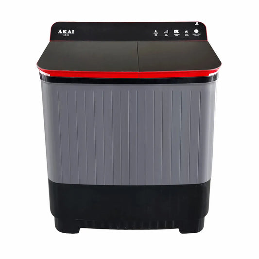 AKAI 12.5 Kg Semi Automatic Washing Machine AKSA-125DGBFG (Dark Grey)