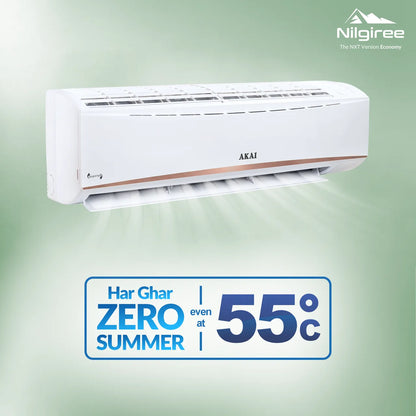 Akai Nilgiree 2 Ton 3-Star Inverter AC, Flexi Mode 9-in-1, (Cools at 55°C degrees, 100% Copper, AKSI-243E2PQA, 2026 Model)