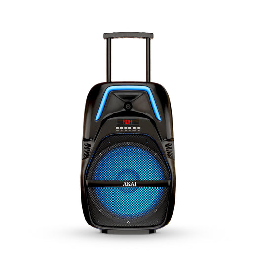 AKAI PartyMate Pro 60W RMS Portable Bluetooth Trolley Speaker