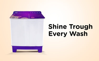 AKAI 8.5 Kg Semi Automatic Washing Machine with Stainless Steel Tub