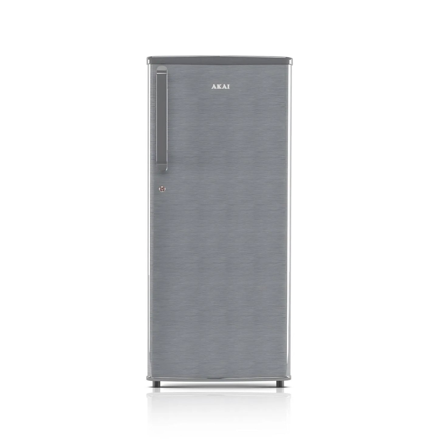 AKAI 215L Single Door Refrigerator – Direct Cool, Wide Voltage, Manual+Push Defrost, Soft Crisper, LED Light, Home Fridge, 3 Star AKDD2353-PHLG