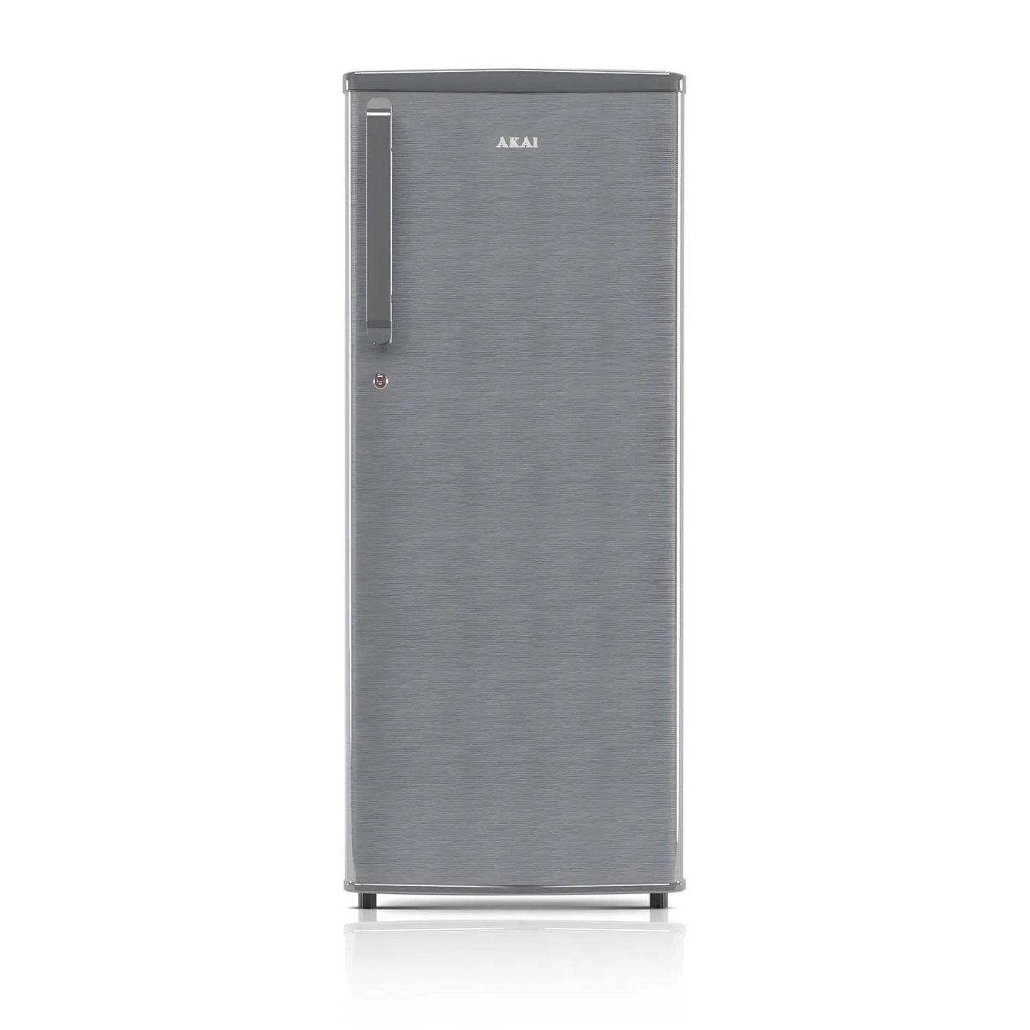 AKAI 230L Single Door Refrigerator – Direct Cool, Wide Voltage, Manual+Push Defrost, Soft Crisper, LED Light, Home Fridge, 2 Star-AKDD2502-PHLG| AKAI India