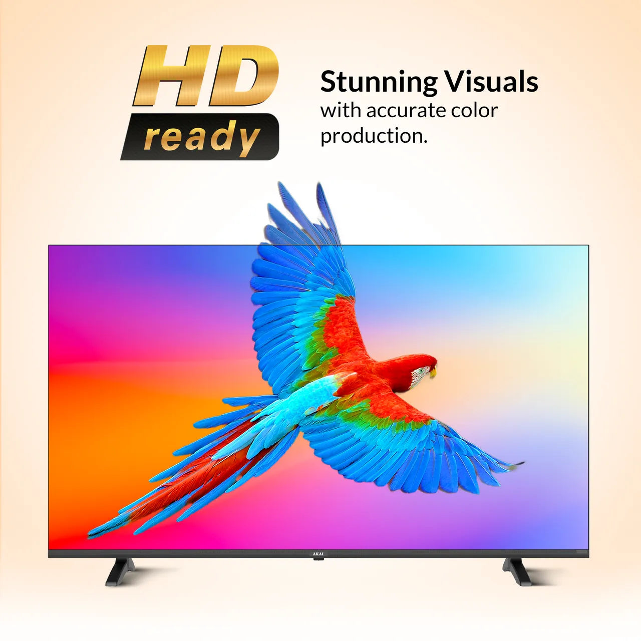 AKAI 80cm (32 Inch) HD Smart Google LED TV