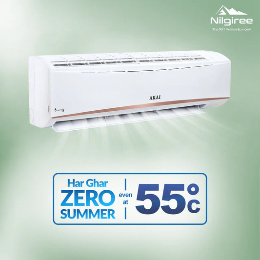 Akai Nilgiree 1.5 Ton 5-Star Inverter AC, Flexi Mode 9-in-1,(Cools at 55°C degrees, 100% Copper, AKSI-185EPQA, 2026 Model)