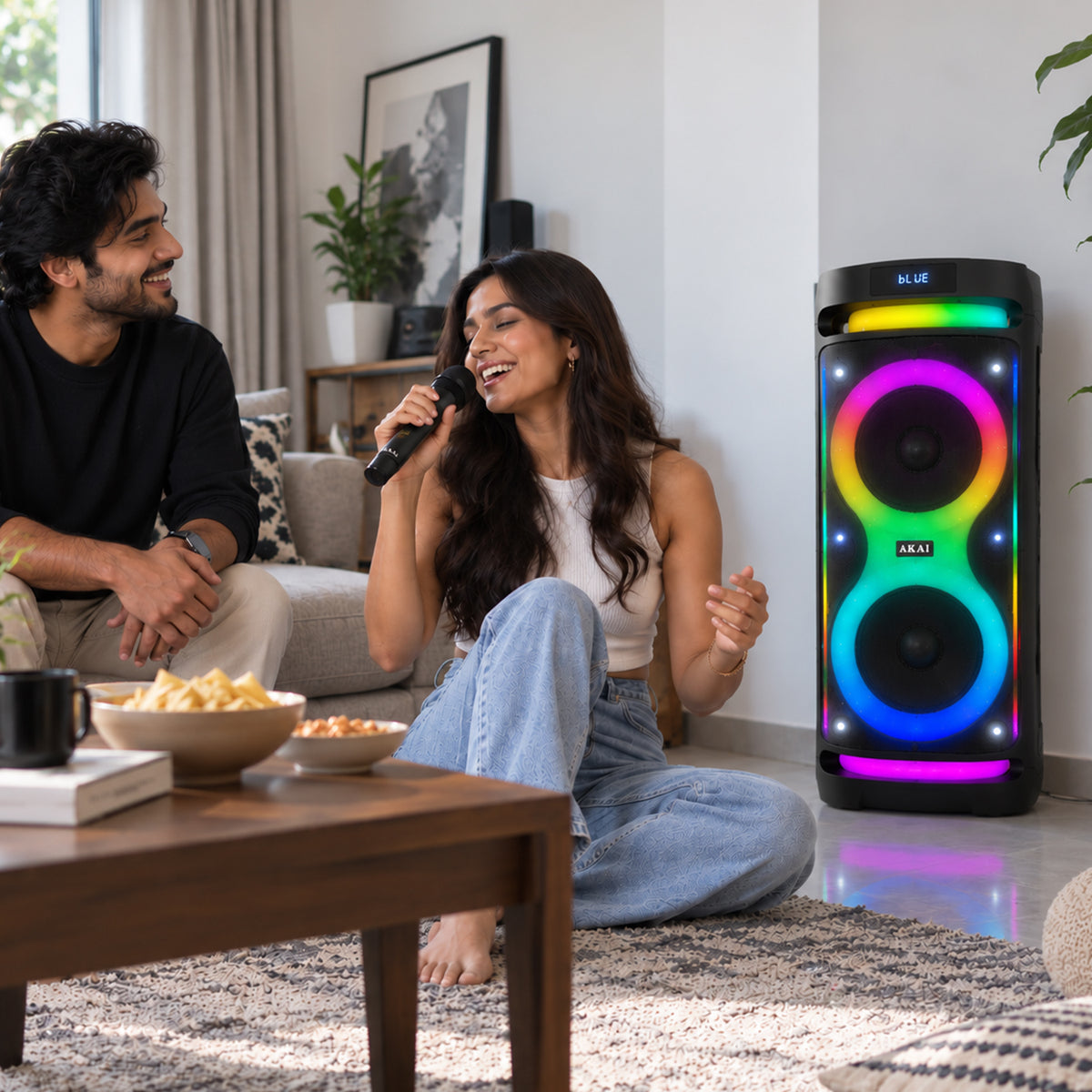 AKAI PM-2400 Turbo 240W RMS Portable Party Speaker