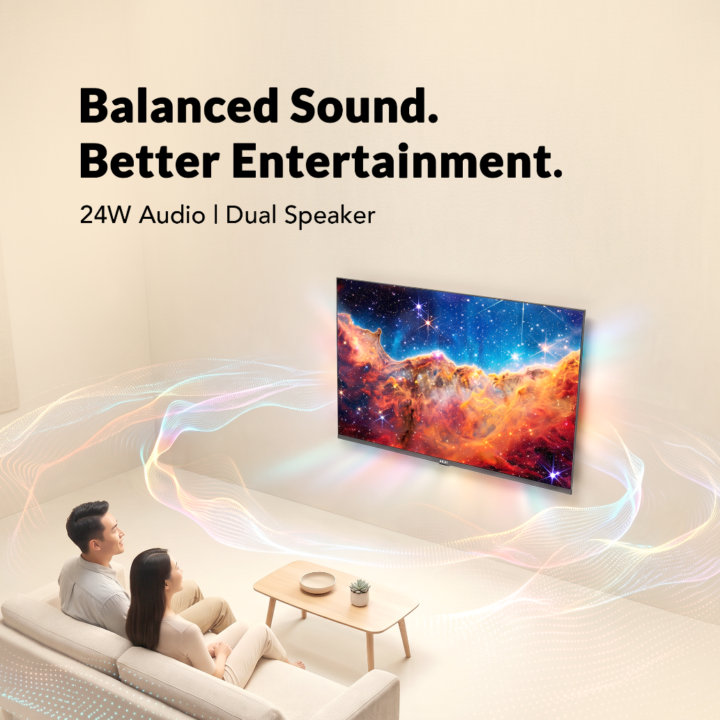 AKAI 80cm (32 Inch) HD Smart Coolita LED TV