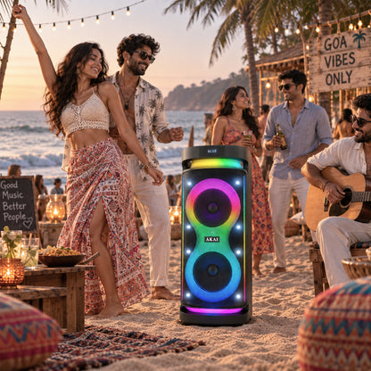 AKAI PM-2400 Turbo 240W RMS Portable Party Speaker