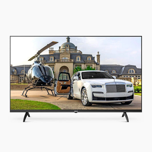 AKAI 127cm (50 Inch) 4K Ultra HD Smart Google QLED TV |Android 14 | Power View