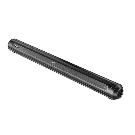 AKAI SigmaX-60 Bluetooth Soundbar Speaker 60W RMS with Remote Control | HDMI ARC, USB, AUX Connectivity | LED Display, Dual Drivers & Passive Radiators | Home Theater Audio System