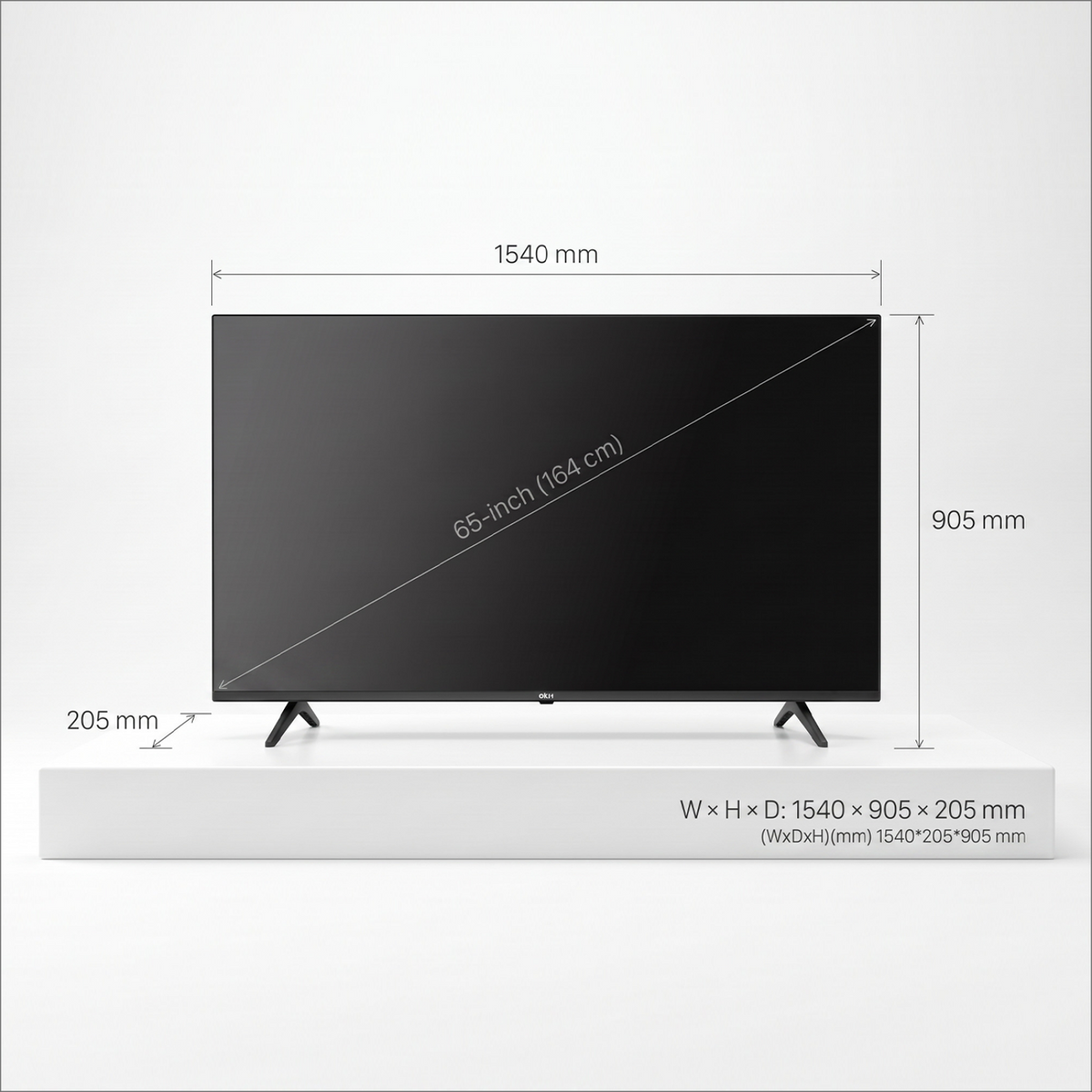 AKAI 165cm (65 Inch) 4K Ultra HD TV