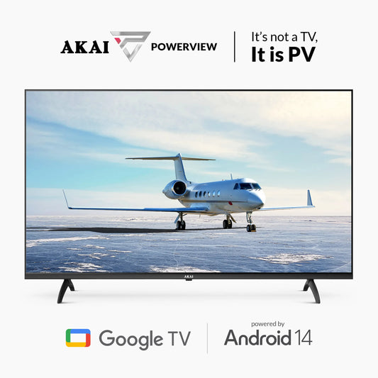 AKAI 165cm (65 inch) 4K Ultra HD Smart Google QLED TV |Android 14 | Power View