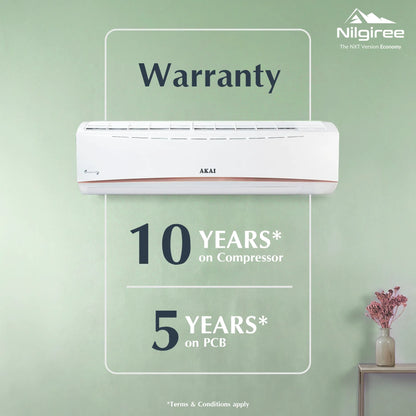 Akai Nilgiree 1.5 Ton 3-Star Inverter AC, Flexi Mode 9-in-1, (Cools at 55°C degrees, 100% Copper, AKSI-183EPQA, 2026 Model)