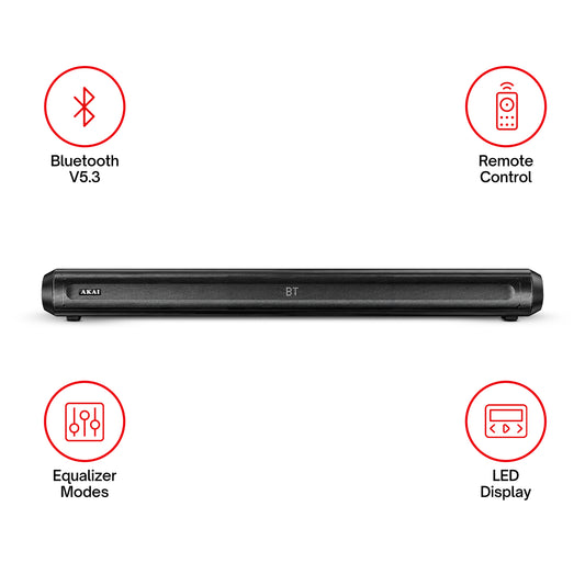 AKAI SigmaX-60 Bluetooth 2.0 Soundbar Speaker