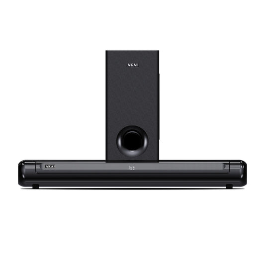 AKAI SB-100 2.1 Channel Soundbar Speaker with Wired Subwoofer |100W RMS |5.25'' Subwoofer | High Bass Performance |LED Display | Class D Amplifier