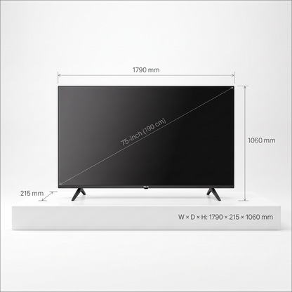 AKAI 190cm (75 Inch) 4K Ultra HD TV