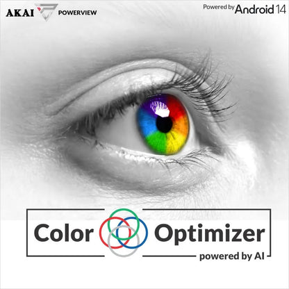 AKAI 139cm (55 Inch) 4K Ultra HD Smart Google QLED TV |Android 14 | Power View