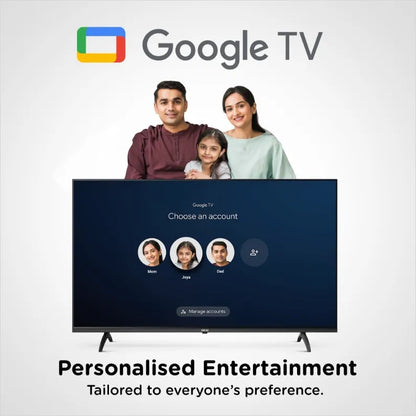 AKAI 109cm (43 Inch) 4K Ultra HD Smart Google QLED TV |Android 14 | Power View