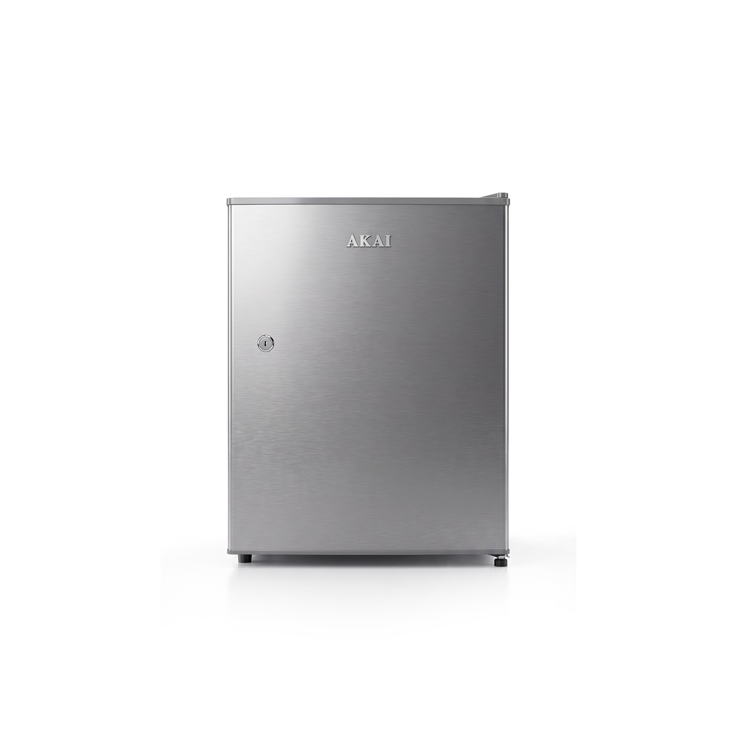 Akai 50L, 1 Star, Single Door Direct Cool Refrigerator (Hairline Grey Sliver) (AKDD502-PHLG)