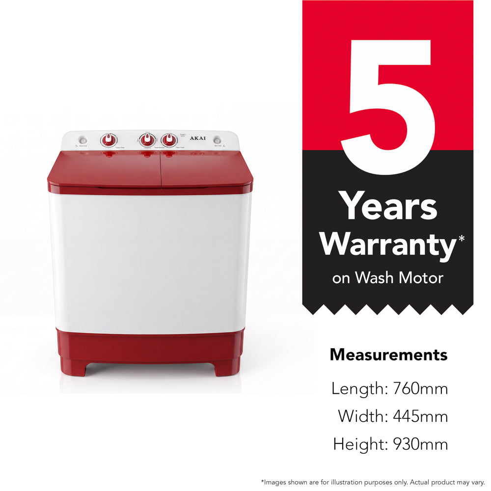 AKAI 7 Kg Top Load Washing Machine
