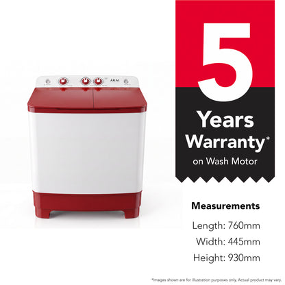 AKAI 7 Kg Top Load Washing Machine