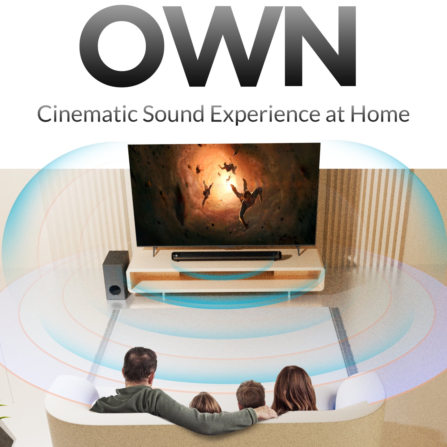 AKAI Soundbar Home Theatre 160W with Remote - 1 Year Warranty | 2.1 Channel Sound Bar with 6.5" Sub-Woofer | HDMI ARC, V5.3 Bluetooth, USB, Aux Input | Supports TV, PC & Smartphone (SB-160/SigmaX-160)
