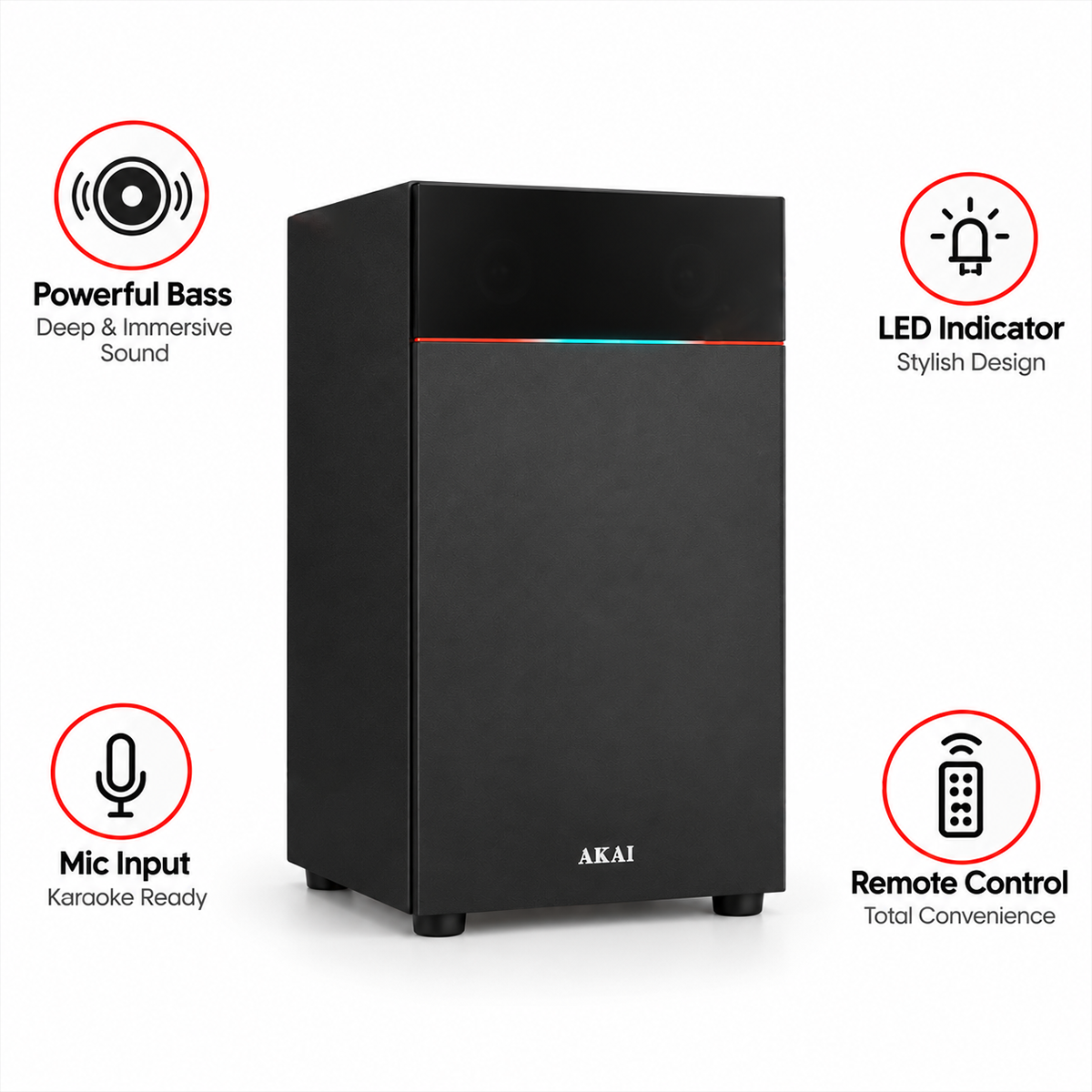 AKAI UltraBoom-80 Bluetooth Party Speaker