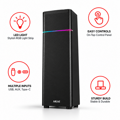AKAI UltraBoom-60 Bluetooth Party Speaker