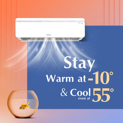 AKAI 1.5 Ton 3 Star Inverter Split AC, Hot and Cold, Kaashmir Series,AKSIHC-183NQE| AKAI India