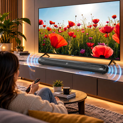 AKAI 43" 4K Ultra HD QLED Google TV + 60W Soundbar Combo