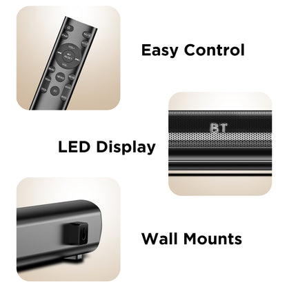 AKAI Soundbar Home Theatre 160W with Remote - 1 Year Warranty | 2.1 Channel Sound Bar with 6.5" Sub-Woofer | HDMI ARC, V5.3 Bluetooth, USB, Aux Input | Supports TV, PC & Smartphone (SB-160/SigmaX-160)