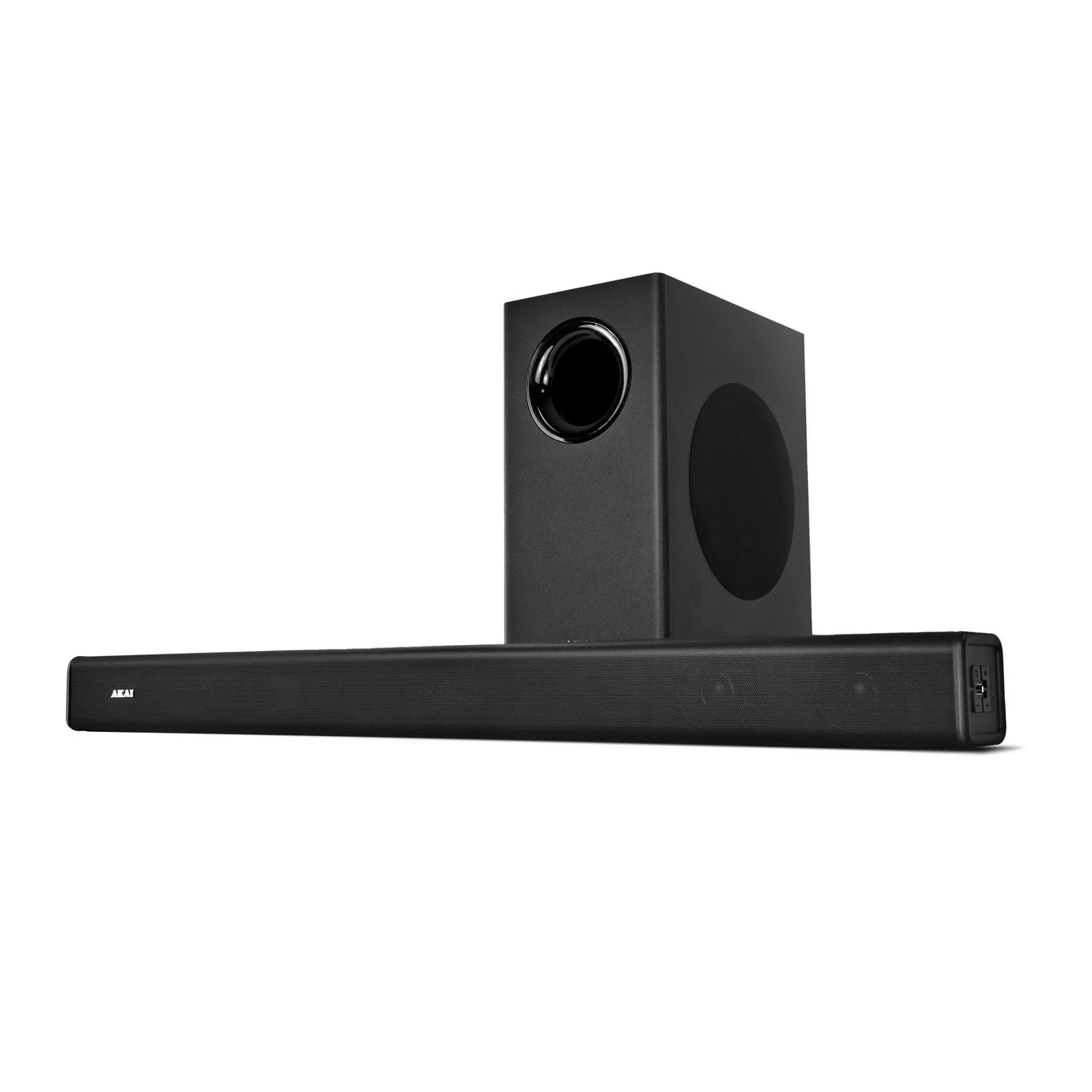 AKAI SB-140 2.1 Channel Soundbar Speaker with Wired Subwoofer |140W RMS |6.5'' Subwoofer | High Bass Performance |LED Display | Class D Amplifier