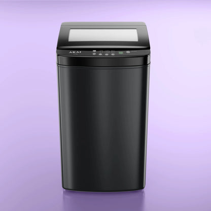 Akai 7.5Kg, 5 Star, Fully Automatic Top Load Washing Machine, Glass Lid, Mid Black, AFT-75DBPG