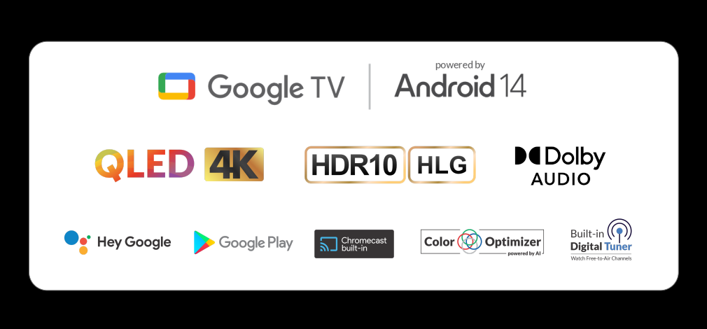 AKAI 43 Inch QLED Powerview