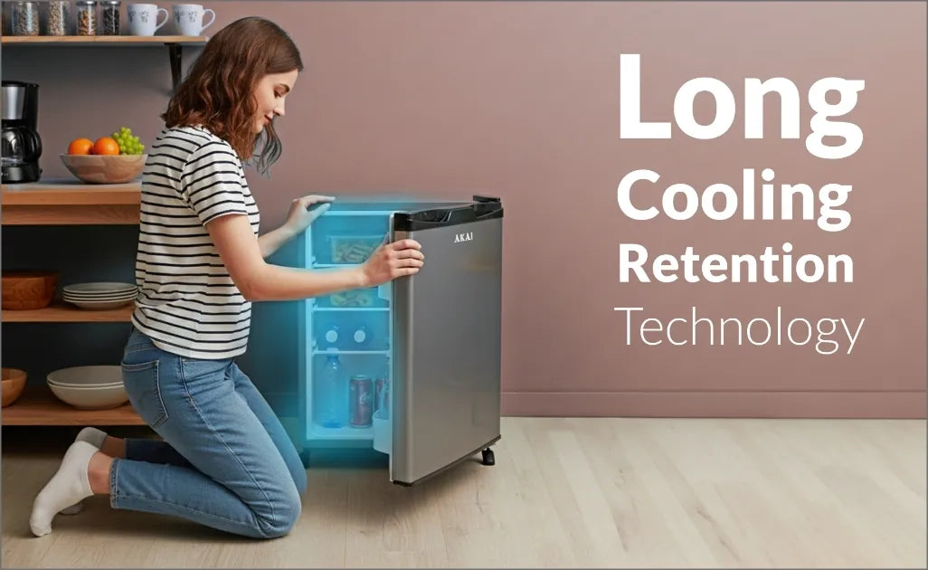 AKAI 50 (L) Direct Cool Single Door Refrigerator – Manual Defrost, Compact Home Fridge 1 Star-AKDD502-PHLG | AKAI Indiaa