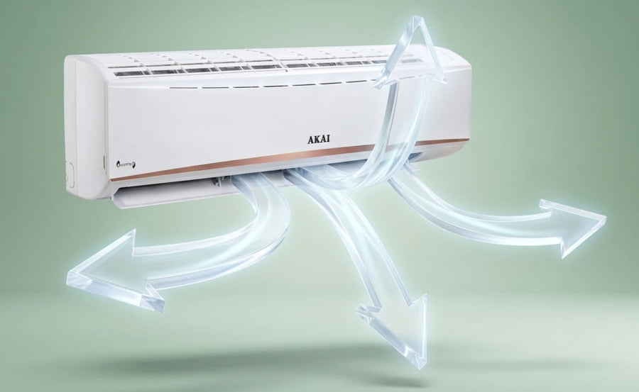 4 Way Smart Swing Effortless Airflow, Every Direction